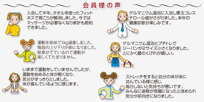 会員の声
